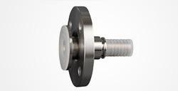 TYPE PLSLT - PFA lined swivel flange with toothed hose shank