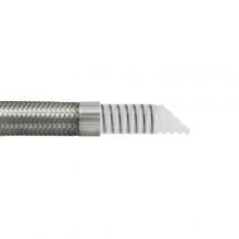 TYPE TCWS - Stainless Steel Braid Cover Stainless Steel Helix Reinforced Convoluted PTFE Tube