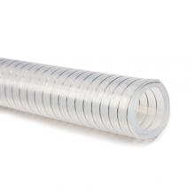 TYPE TSO - Transparent Stainless Steel Helix Reinforced Silicone Hose