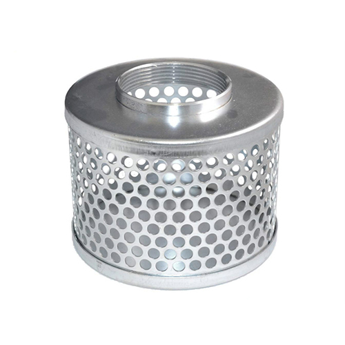 TYPE RHS - Round Hole Strainer Plated Steel