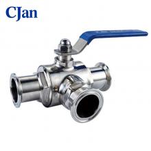 Sanitary Three-way Manual Ball Valve