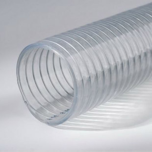 TYPE FUSD - FOOD GRADE PU SUCTION HOSE WITH WIRE HELIX